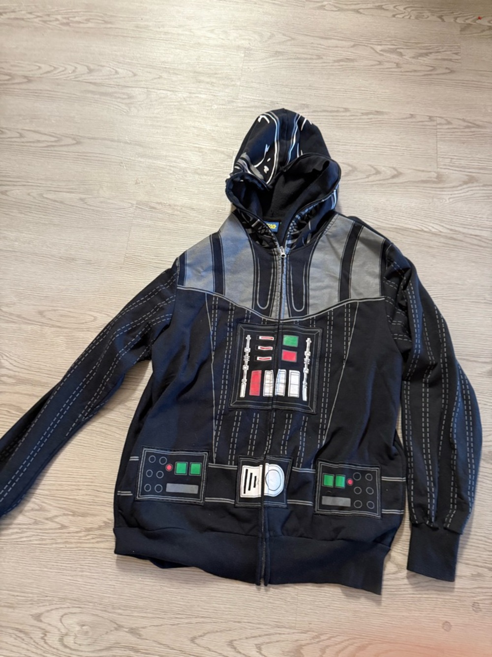 DISNEY STAR WARS DARTH VADER FULL ZIP  BIG BOYS SWEATSHIRT/ HOODIE SIZE M